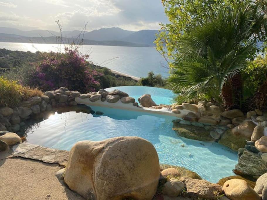 Villas Valinco San Martinu Corse Du Sud - Vue Et Proche Mer - Piscines-7 Chambres โอลเมโท ภายนอก รูปภาพ